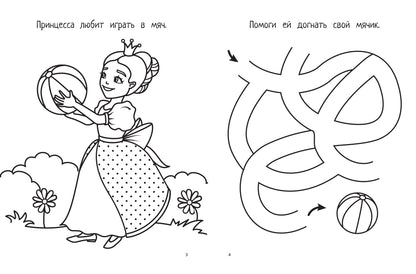 Принцессы: книга-картинка