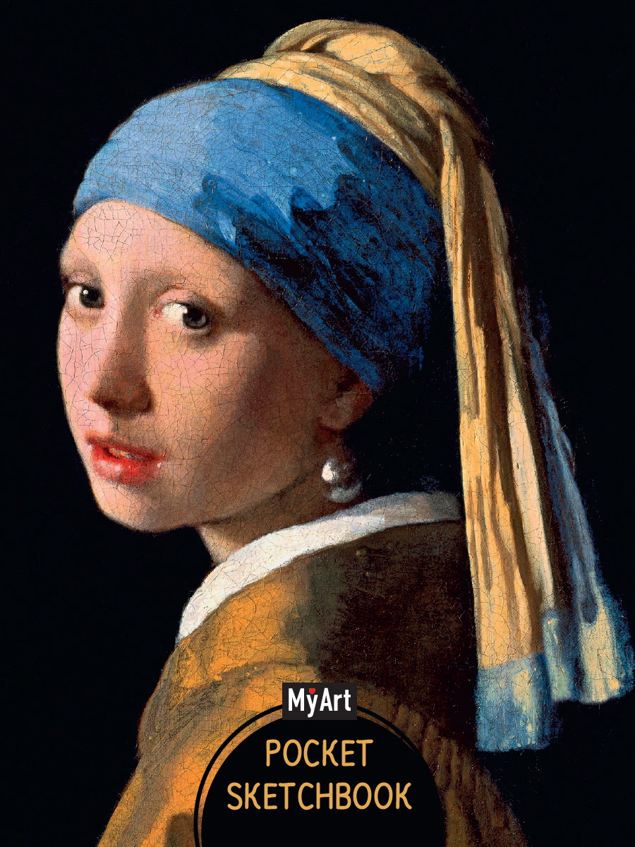 MyArt. Pocket СКЕТЧБУК. ЯН ВЕРМЕЕР. ДЕВУШКА С ЖЕМЧУЖНОЙ СЕРЁЖКОЙ