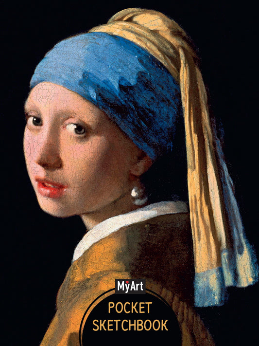 MyArt. Pocket СКЕТЧБУК. ЯН ВЕРМЕЕР. ДЕВУШКА С ЖЕМЧУЖНОЙ СЕРЁЖКОЙ