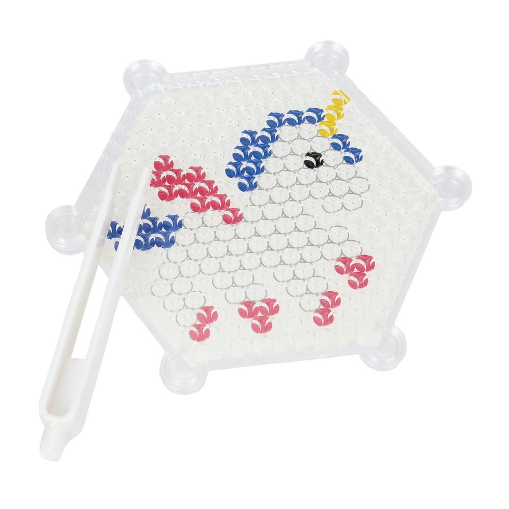 Аквамозаика 100 бусин единорог МУЛЬТИ АРТ в кор.48шт