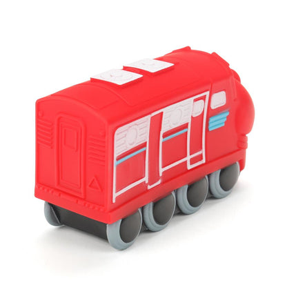 Игрушка пластизоль для ванны ПОЕЗД, в сетке КАПИТОШКА в кор.2*144шт