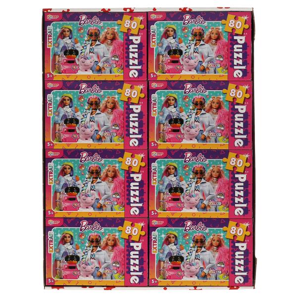 Барби. Пазлы классические в коробке. Пазл 80 деталей. Умные игры уп.16шт в кор.128шт
