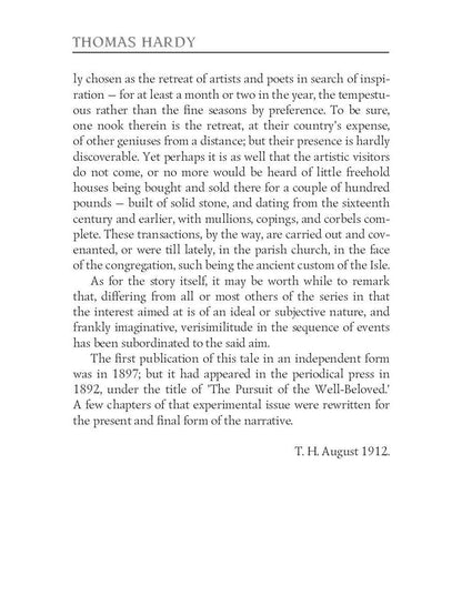 The Well Beloved = Возлюбленная: на англ.яз