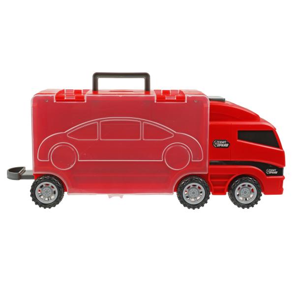 Tracteur avec catapulte, 3 machines, cor.29,8*12*8,3 cm, ТЕХНОДРАЙВ dans cor.2*36шт