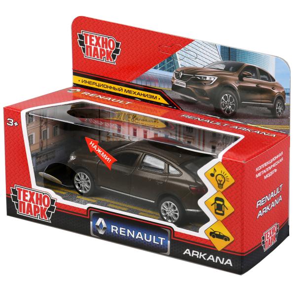Machine en métal pour camion RENAULT ARKANA, camion, 12 cm, double, cor. Parc technologique dans le cor.2*36шт