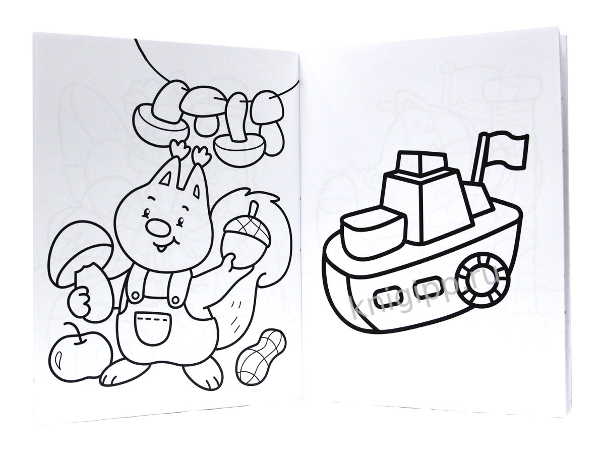 СУПЕР-ПУПЕР РАСКРАСКА. ДЛЯ МАЛЫШЕЙ