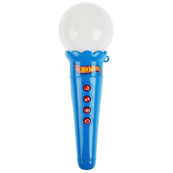 Микрофон Со светом ХОТ ВИЛС 30 песен,фраз,звуков.блист.бат. Умка в кор.120шт