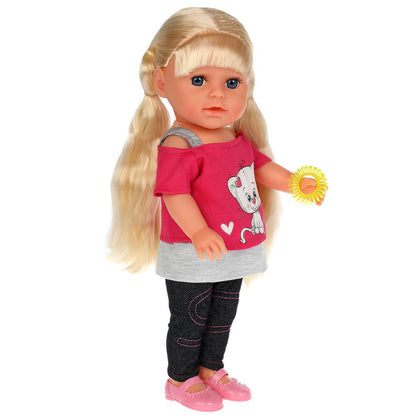 Кукла функциональная БАРБАРИКИ Полина 35см, озвуч, набор доктора, 3акс,кор КАРАПУЗ в кор.8шт