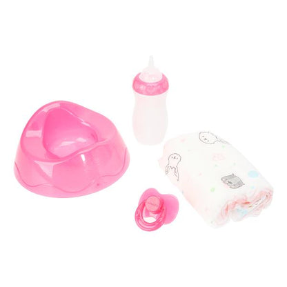 Пупс озвуч 30см, пьет, писает, закр. глазки, 4акс, 50 звуков КАРАПУЗ в кор.12шт