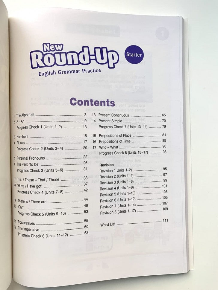 New Round-Up Starter Grammar Practice SBk + CD-ROM