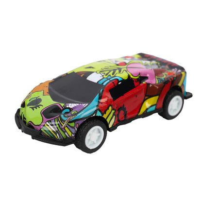 Machine en métal Hot Wheels Hot Wheels pour 7 cm, 3 pièces, dans un assortiment, couleur. Parc technologique en cor.2*120