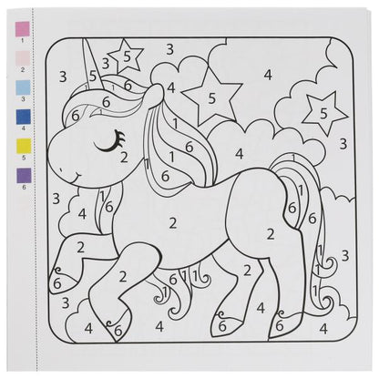 Единороги. Раскраска Квест по цвету. 240х240 мм, 24 стр. 4+0 Умка в кор.50шт