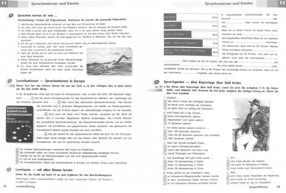 Немецкий язык. Второй иностранный язык. 10 класс. Рабочая тетрадь = Horizonte. Deutsch 10. Als 2. Fremdsprache. Arbeitsbuch