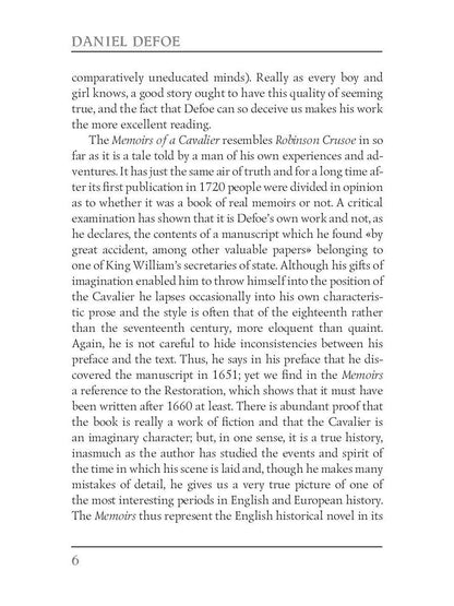 Memoirs of a Cavalier = Мемуары кавалера: роман на англ.яз