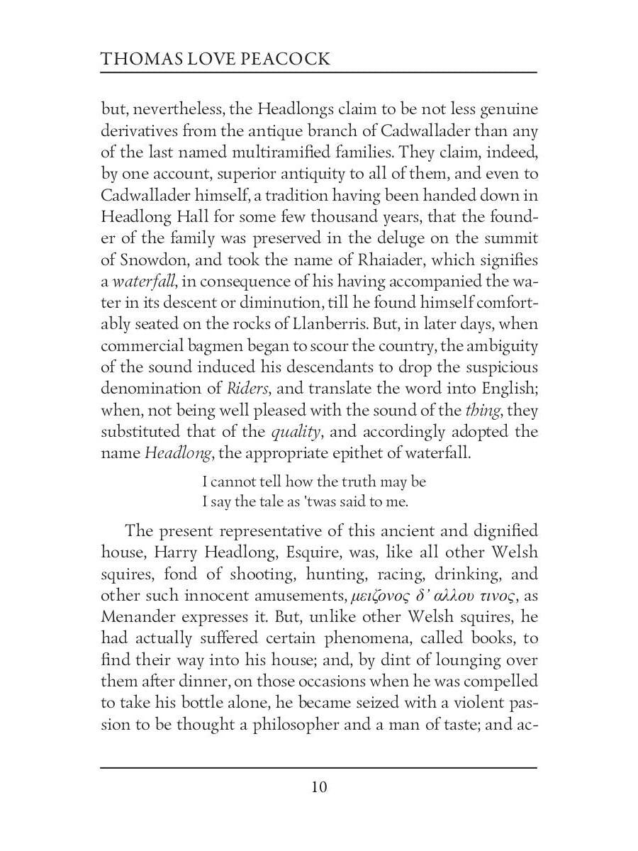 Headlong Hall = Безумный Дом: на англ.яз