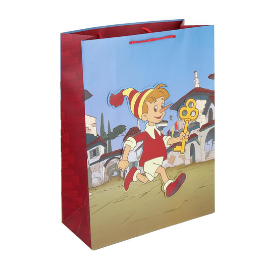 Пакет подарочный аппликация СОЮЗМУЛЬТФИЛЬМ xl,буратино,190 гр/м2 ЧУДО ПРАЗДНИК в кор.5*12шт