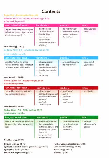 Быкова Английский в фокусе (Spotlight). 4 кл. Учебник. В 2-х чч. Часть 1. (Приложение 1) (18-е издание)