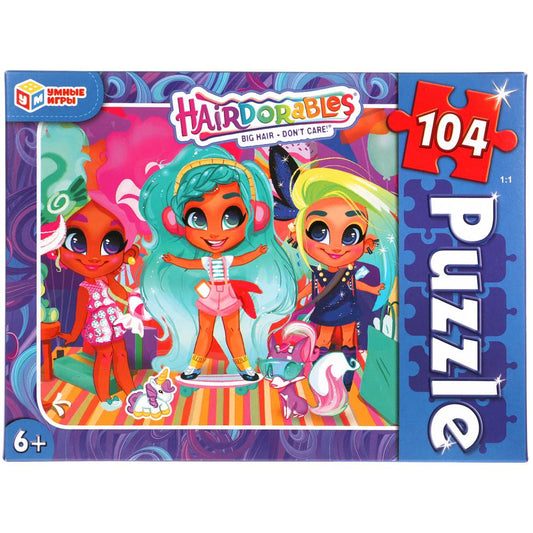 Хеардорабль. Пазлы классические в коробке. Пазл 104 детали. Умные игры в кор.24шт