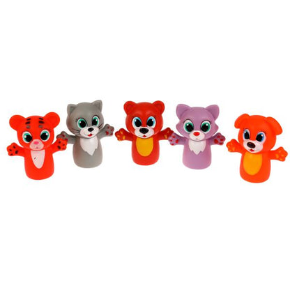 Игрушка пластизоль д/ванны пальчиковый театр капитошка 5шт КАПИТОШКА в кор.2*12наб