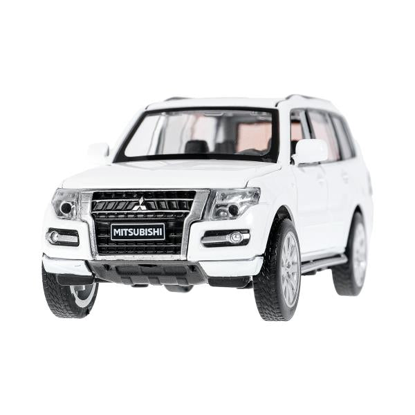 Машина металл светзвук MITSUBISHI pajero 4wd турбо,14,5 см, двери, инерция Технопарк в кор.2*24шт