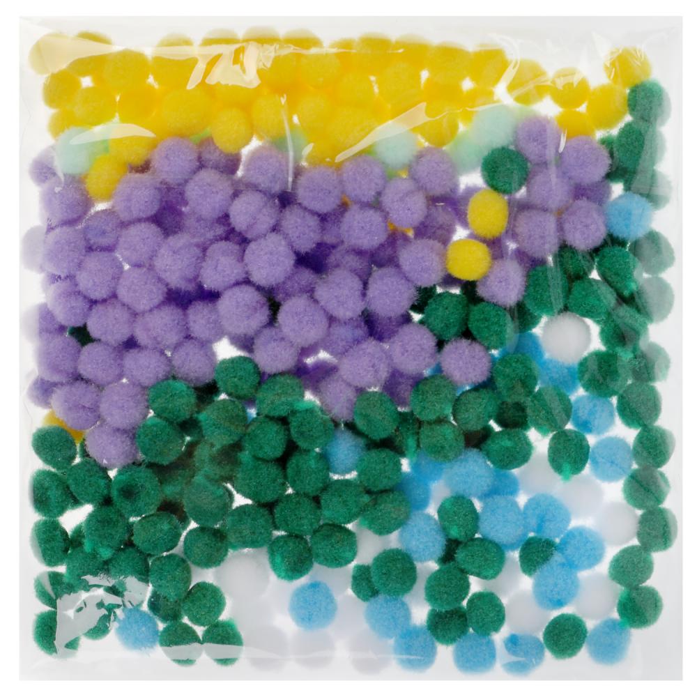 Набор д/детского тв-ва Три Кота аппликация из помпонов, 17*23 см МУЛЬТИ АРТ в кор.100шт