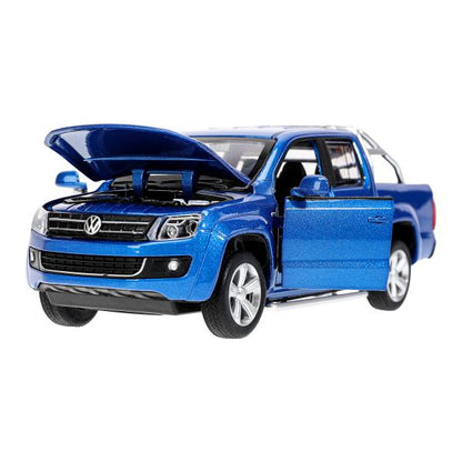Machine en métal noir pour VOLKSWAGEN amarok, 17,5 cm, double, capot, inertie, parc technologique, couleur 2*24 pouces