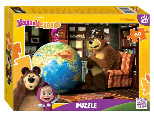 81241 Мозаика "puzzle" 60 "Маша и Медведь (нов.)"