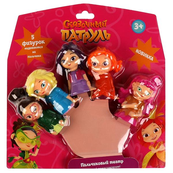 Игрушка пластизоль для купания пальчиковый театр 7 см "сказочный патруль" КАПИТОШКА в кор.2*12шт