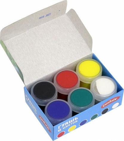 Гуашь 6цв 10мл,КГ0610КР