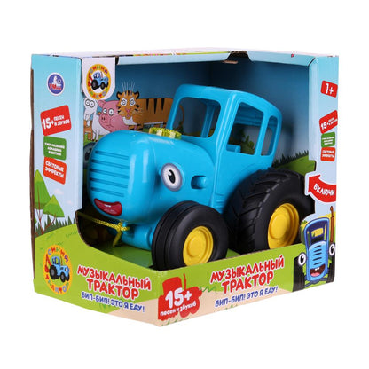 Музыкальный ТРАКТОР СИНИЙ ТРАКТОР 15 песен,звуков в кор. Умка в кор.72шт
