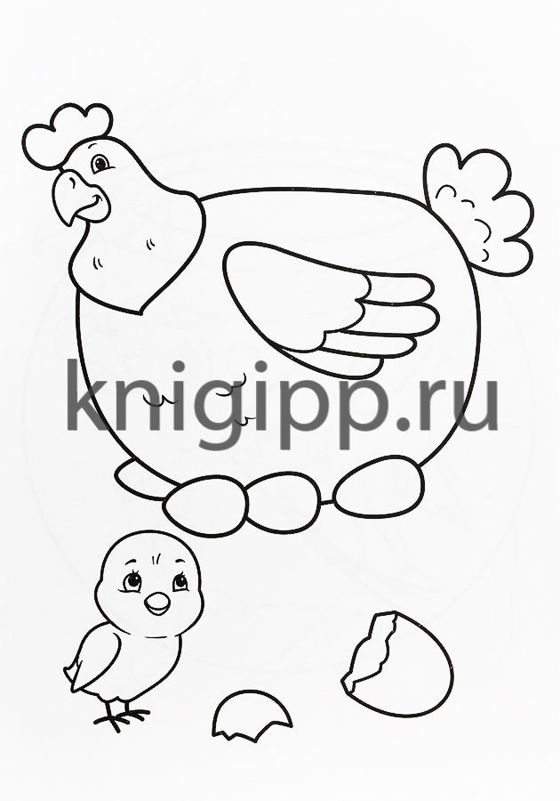 РАСКРАСКА А4 эконом. ЖИВОТНЫЕ