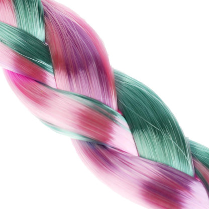 Аксесс д/девочек СКАЗОЧНЫЙ ПАТРУЛЬ резинка с косой/бант (rose/фиол/бирюз)МИЛАЯ ЛЕДИ уп-10шт в kor50up