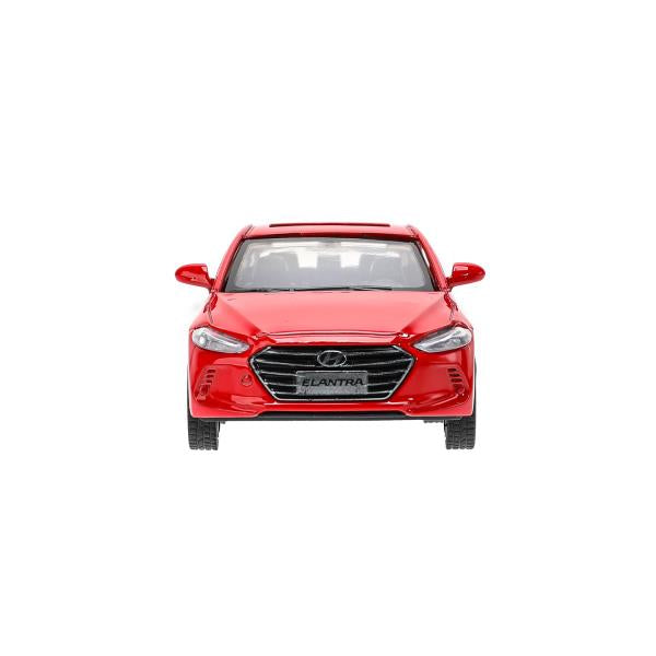 Машина металл HYUNDAI ELANTRA, 11,4 см, двери, инерция, кор. Технопарк в кор.2*48шт