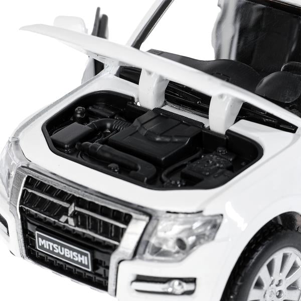 Машина металл светзвук MITSUBISHI pajero 4wd турбо,14,5 см, двери, инерция Технопарк в кор.2*24шт