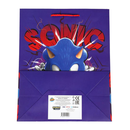 Пакет подарочный МАТОВЫЙ Sonic l 26*32*10 см ЧУДО ПРАЗДНИК в кор.10*12шт