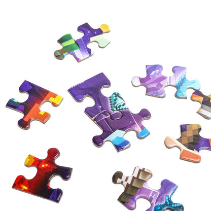 Pour motiver Minecraft. Пазлы в коробке 120 détails. 180х130х25 mm. Умные игры в уп.8шт в кор.8уп