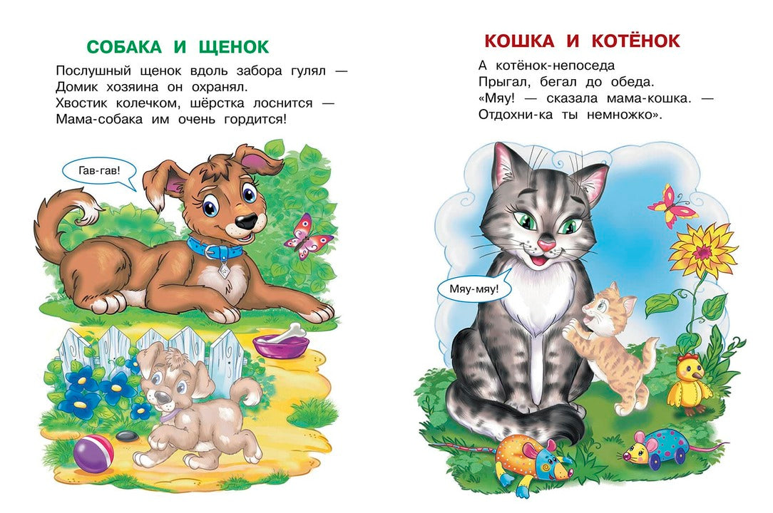 Домашние животные. Играем и учимся (с наклейками). /Шестакова.