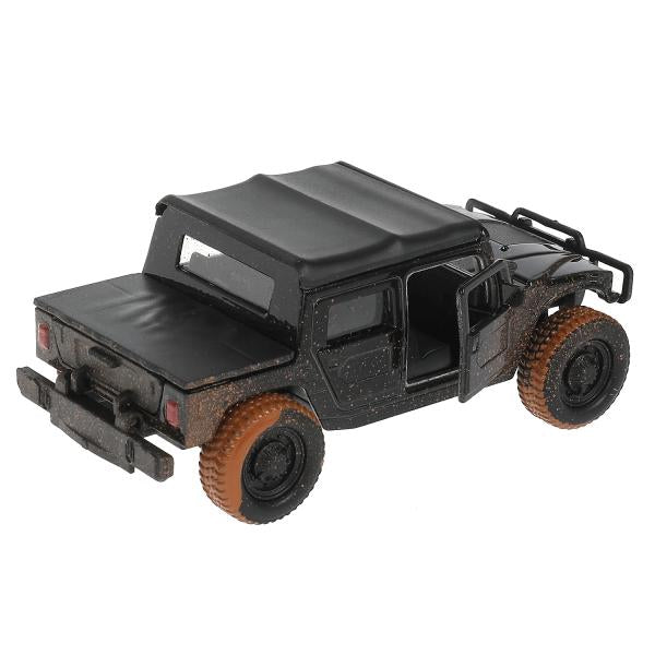 Machine en métal HUMMER h1 ПИКАП с грязью, 12 см, дв., баг., инерц., kor. Parc technologique en cor.2*24шт