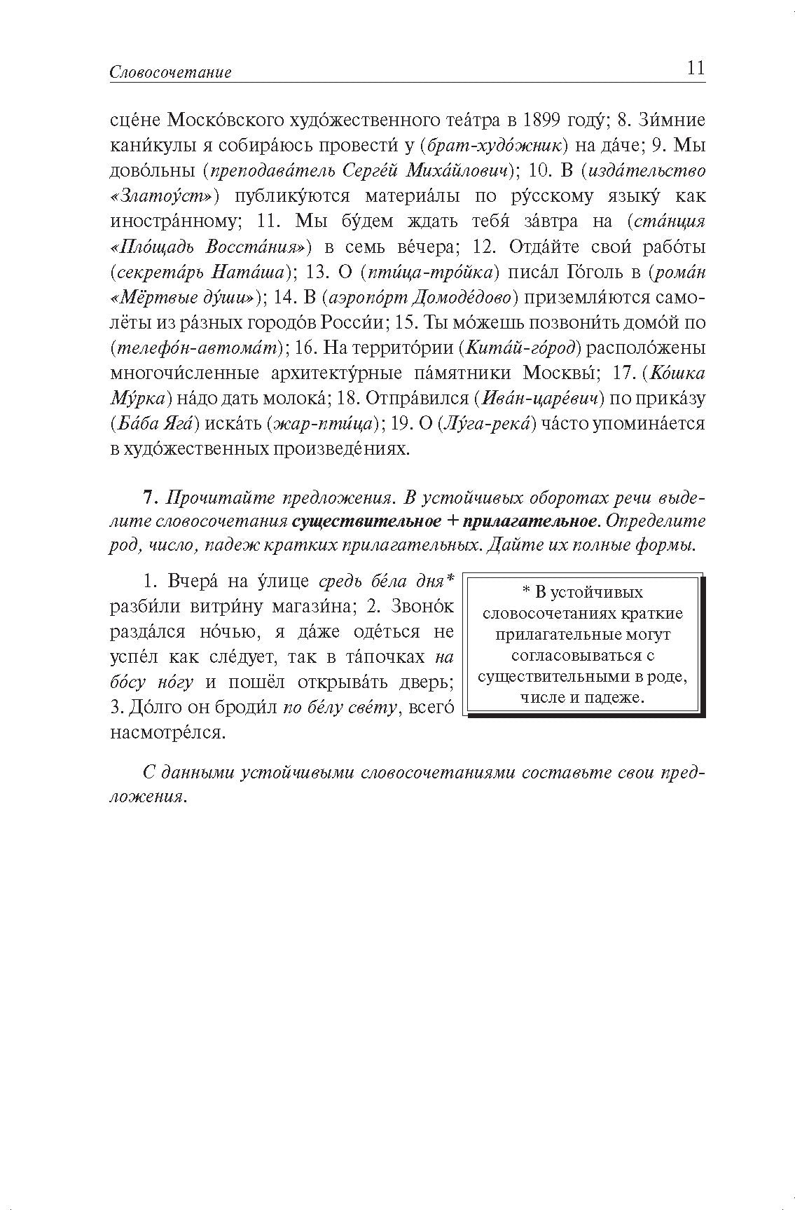 Грамматика русского языка в упражнениях и комментариях. Синтаксис