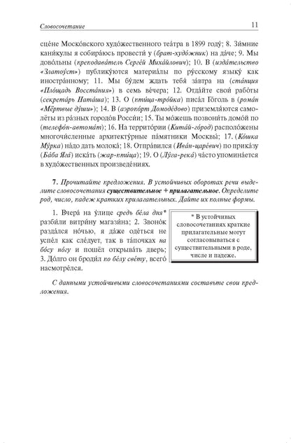 Грамматика русского языка в упражнениях и комментариях. Синтаксис
