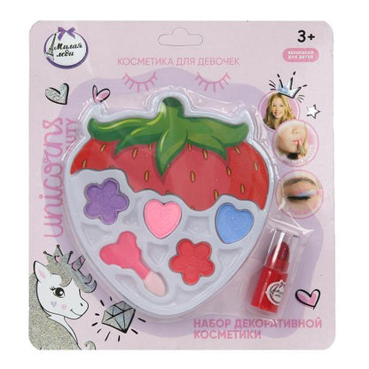 Косметика ДЛЯ ДЕВОЧЕК набор косметики: тени для век, помада для губ МИЛАЯ ЛЕДИ в кор.2*432шт