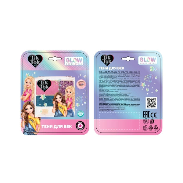 Косметика ДЛЯ ДЕВОЧЕК тени для век, 6,5 г. TIK TOK GIRL в кор.30*12шт