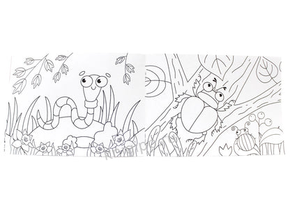 РАСКРАСКИ А5 эконом. альбомные. В МИРЕ БУКАШЕК