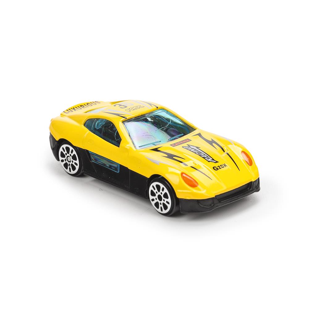 Machine en métal ROAD RACING pour SUISSE 7 cm, 3 pièces, dans un assortiment, couleur. Parc technologique dans le cor.2*96шт