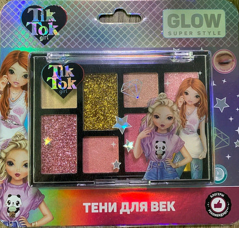 Косметика ДЛЯ ДЕВОЧЕК тени для век,7 г. TIK TOK GIRL en cor.30*12шт