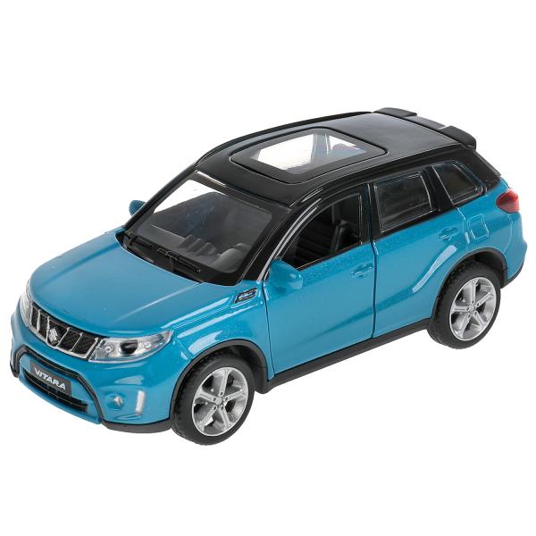 Технопарк. Модель "Suzuki vitara S 2015" 12см, металл двери, багаж, инерц, синий, арт.VITARA-12-BUBK