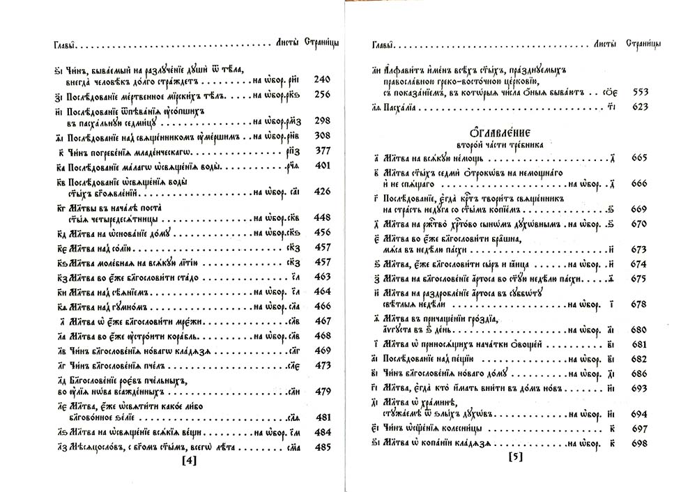 Требник. В 2 ч. (репринтное изд., золот.тиснен.)