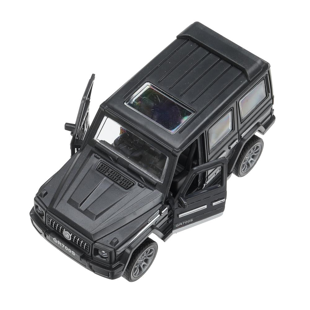 Машина пластиковая MERCEDES-BENZ G-CLASS 12 см, инерц, черный, кор. Технопарк в кор.2*120шт