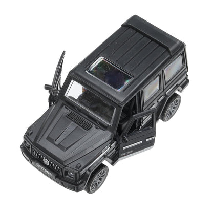 Машина пластиковая MERCEDES-BENZ G-CLASS 12 см, инерц, черный, кор. Технопарк в кор.2*120шт