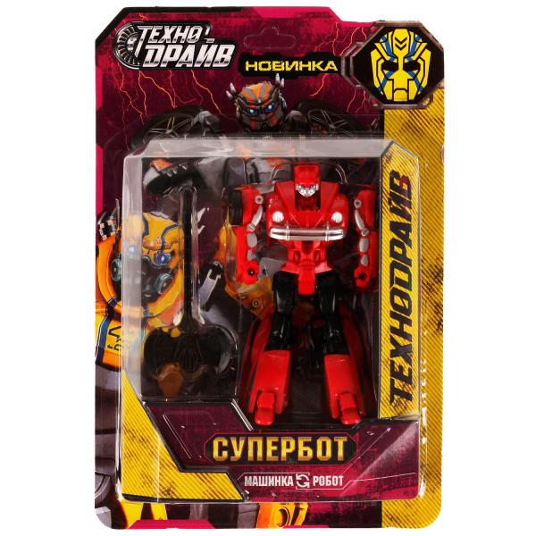 Робот трансформирующийся в машину, блист.17*26*4см ТЕХНОДРАЙВ в кор.2*72шт